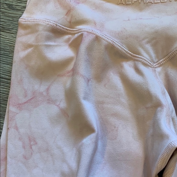 Alphalete Light Pink Sports Bra and Leggings set - Picture 4 of 5